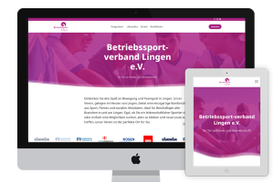 Webseiten Entwicklung für Betriebssport Lingen e.V.