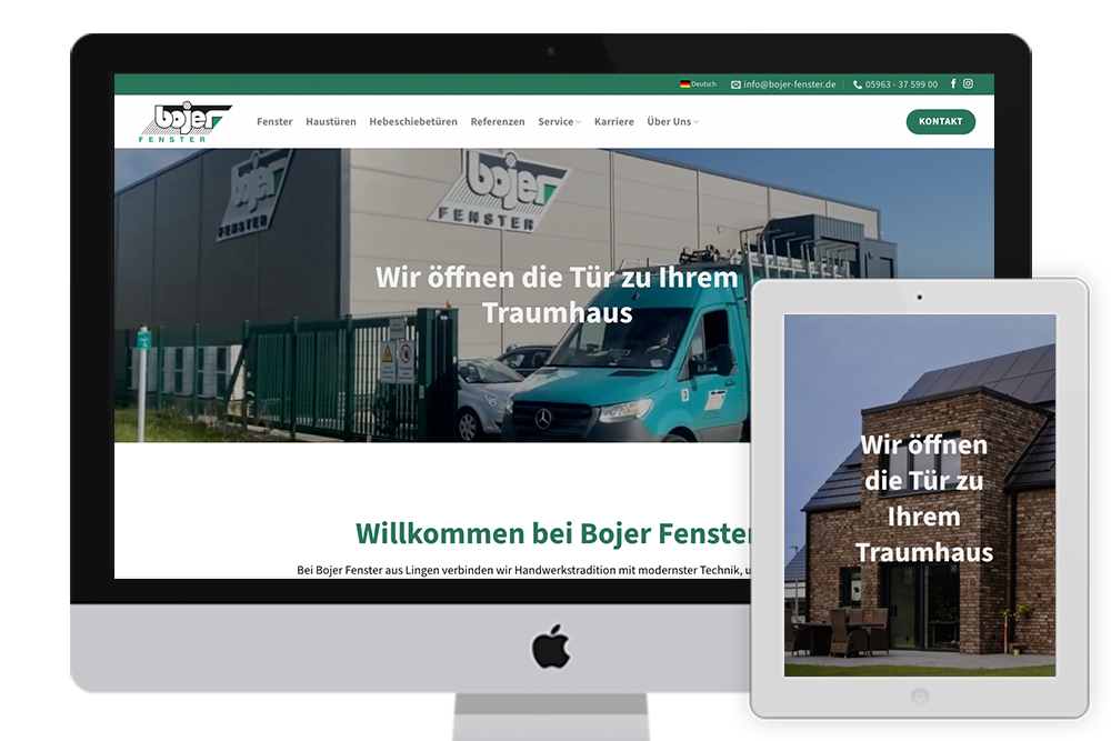 Fenster Firma & Hersteller webdesign